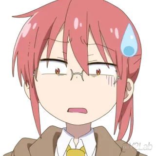 Kobayashi's Dragon Maid - @anime_pfps telegram stickers