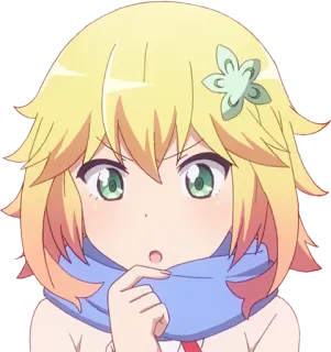 🤔 anime, cartoon, character, illustration, sticker telegram sticker