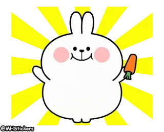 @MHStickers Spoiled Rabbit Only Spoiled Rabbit telegram stickers