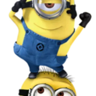 😕 Minion Despicable Me Minion, Despicable Me, Kartun, Karakter, Lucu, Animasi telegram sticker