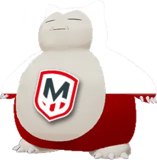 ⬜️ Snorlax pokemon, snorlax, pegatina telegram sticker