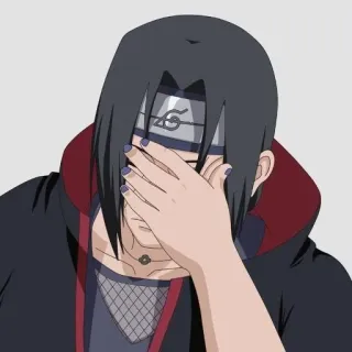 🤦‍♀️ Itachi Naruto アニメ, マンガ, 忍者, うちは, 悲しい, イタチ, ナルト telegram sticker