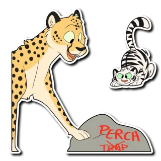 Cheetah telegram stickers
