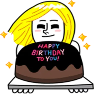 🎂 HAPPY BIRTHDAY TO YOU! วันเกิด, เค้ก, งานฉลอง, คำทักทาย, ปาร์ตี้ telegram sticker