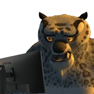 😳 Tai Lung Kung Fu Panda telegram sticker