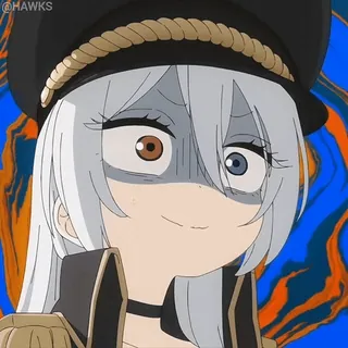 😰 Anime, Charakter, Manga, Mädchen, Kunst, Uniform, Lustig, Ausdruck telegram sticker