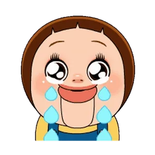 😭 llorando, triste, lágrimas, dibujos animados, emocional telegram sticker