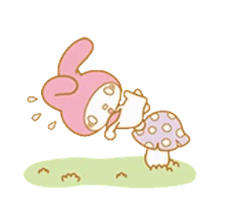 💖 My Melody cartoon, My Melody, Sanrio, cute, kawaii telegram sticker