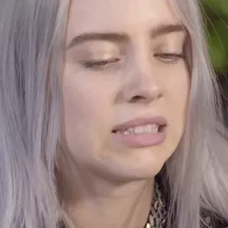 🕷 Billie Eilish cantor, estrela pop, Billie Eilish, músico telegram sticker