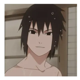 😏 Sasuke Uchiha Naruto anime, cartoon, sasuke, uchiha, naruto, manga, japanese, character telegram sticker