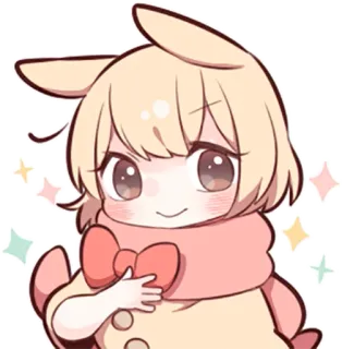 😌 애니메이션, 만화, 카와이, 귀여운, 치비, 캐릭터, 일러스트 telegram sticker
