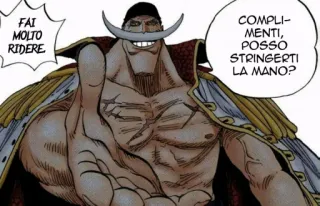 🤣 Whitebeard One Piece FAI
MOLTO
RIDERE

COMPLIMENTI,
POSSO
STRINGERTI
LA MANO? Anime, Manga, Whitebeard, One Piece telegram sticker