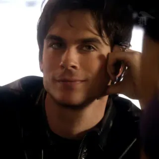 🍸 Damon Salvatore The Vampire Diaries The Vampire Diaries, Damon Salvatore, Ian Somerhalder, Vampier, Bovennatuurlijk, TV Serie telegram sticker