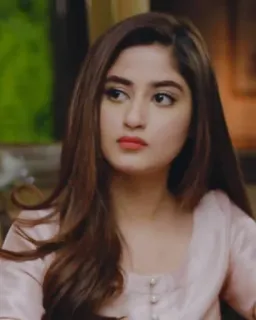 😕 woman, portrait, sajal ali, actress telegram sticker