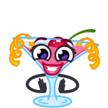 👏 Cocktail, Getränk, Martini, Emoji, Cartoon, Süß whatsapp sticker