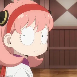 🍥 Anya Forger Spy x Family Anime, Cartone animato, Ragazza, Bambino, Spy x Family, Anya Forger telegram sticker
