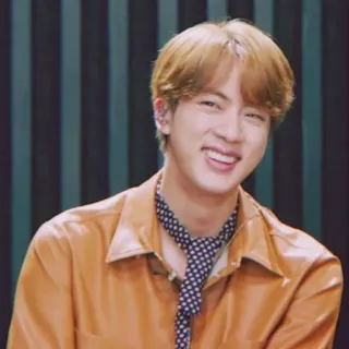 🐹 Jin person, lächelnd, männlich, sänger, BTS, Jin telegram sticker