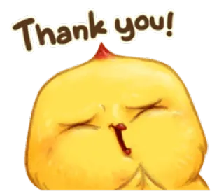 😌 Thank you! süß, danke, entzückend, gruß, positiv, wertschätzung, cartoon telegram sticker