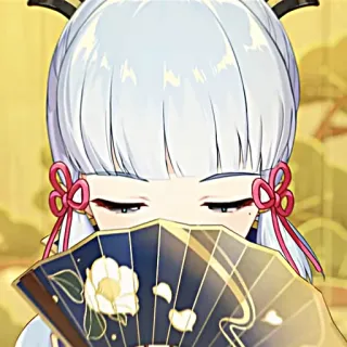 ❄️ Kamisato Ayaka Genshin Impact Anime, Gadis, Penggemar, Video game, Genshin Impact, Kamisato Ayaka telegram sticker