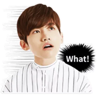 😳 What! shocked, surprised, person, question, expression telegram sticker