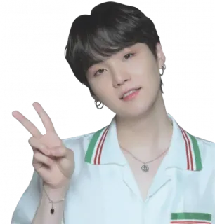 ✌️ Suga kpop, suga, bts, music, idol telegram sticker