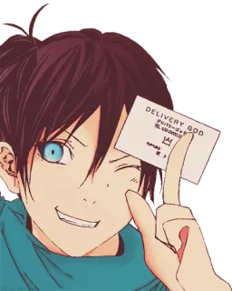 😆 DELIVERY GOD Anime, Manga, Giao hàng, Thần telegram sticker