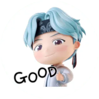 👍 GOOD สติกเกอร์, ดี, บวก, น่ารัก, การ์ตูน telegram sticker