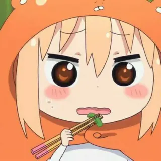 🧇 Umaru Doma Himouto! Umaru-chan Anime, Umaru, Carino, Kawaii, Chibi, Manga, Cibo, Mangiare telegram sticker