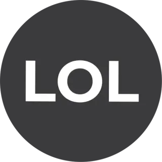 👌 LOL смех, юмор, интернет сленг, текст, лол telegram sticker