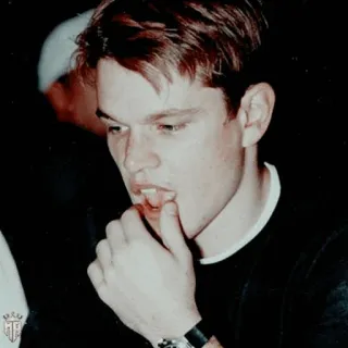 ☣ Matt Damon matt damon, actor, celebrity, man telegram sticker