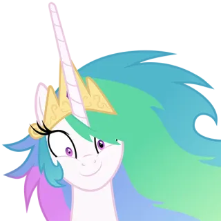 🙃 Princess Celestia My Little Pony Пони, Принцесса, Мультфильм, Селестия, Дружба, Магия telegram sticker