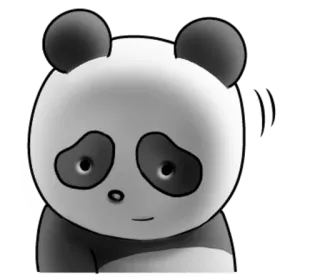 🙂 Panda, Animal, Pegatina, Lindo, Dibujos animados whatsapp sticker