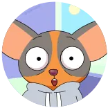 😳 Cartoon, Tier, Sticker, Süß, Lustig whatsapp sticker