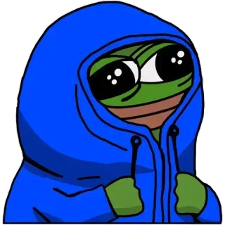 📎 Pepe the Frog pepe, rana, meme, dibujo animado whatsapp sticker