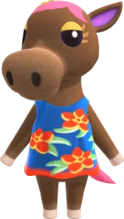 🐎 Pecan animal crossing, pecan, bewohner, pferd, videospielfigur telegram sticker