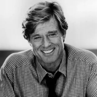 〰 Robert Redford schauspieler, prominenter, porträt, lächeln, redford whatsapp sticker