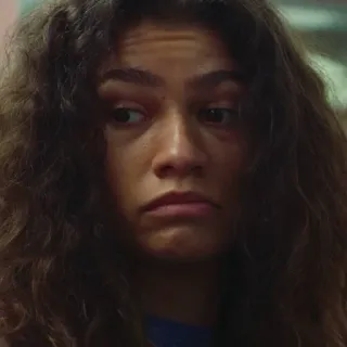 💉 Zendaya actress, face, portrait, celebrity telegram sticker