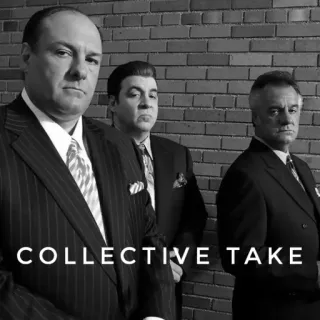📈 Tony Soprano, Bobby Baccalieri, Paulie Gualtieri The Sopranos COLLECTIVE TAKE whatsapp sticker