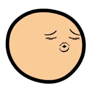 😚 Gesicht, Emoji, Cartoon, Kuss, Emoticon telegram sticker
