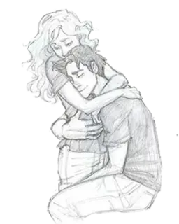 🈯 Paar, Umarmung, Liebe, Zuneigung, Skizze, Romantisch telegram sticker