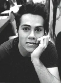 🤔 Dylan O'Brien portrait, celebrity, actor, teen wolf, dylan o'brien telegram sticker