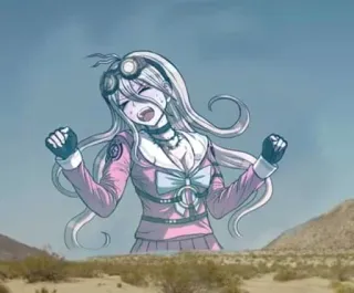 💦 Miu Iruma Danganronpa V3: Killing Harmony Anime, Personnage, Miu Iruma, Danganronpa, Jeu vidéo telegram sticker