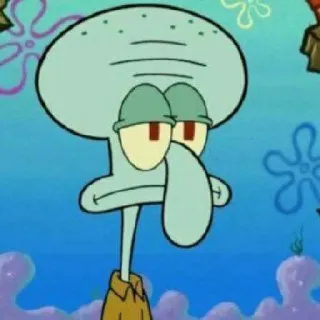 Squidward - @Stickerabad telegram stickers