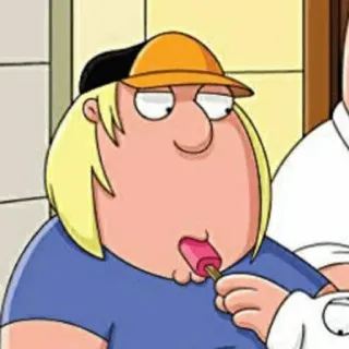 ▪️ Chris Griffin Family Guy 만화, 애니메이션, 크리스 그리핀, 패밀리 가이, 아이스바, 캐릭터, 성인 애니메이션 telegram sticker