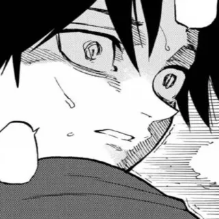 ♠️ Anime, Manga, Sedih, Emosional, Hitam putih whatsapp sticker