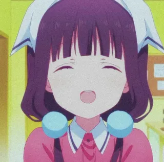 🍇 anime, girl, cute, cartoon telegram sticker
