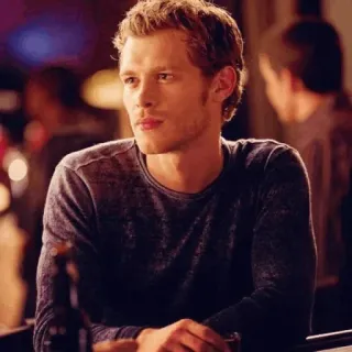 📰 Klaus Mikaelson The Vampire Diaries homme, portrait, série TV, vampire, The Originals, surnaturel telegram sticker