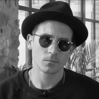 💀 G-Eazy Rapper, Musicista, Cappello, Occhiali da sole telegram sticker