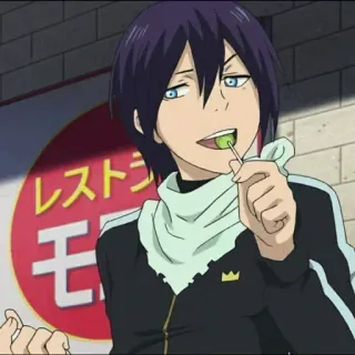 💎 Yato Noragami レストラン
モ Anime, Charakter, Noragami, Yato, Lutscher telegram sticker