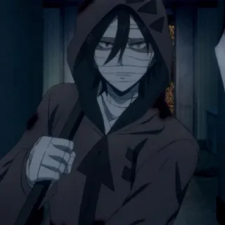 🦇 Isaac Foster Angels of Death Anime, Isaac Foster, Zack, Angels of Death, Horor, Karakter, Manga telegram sticker